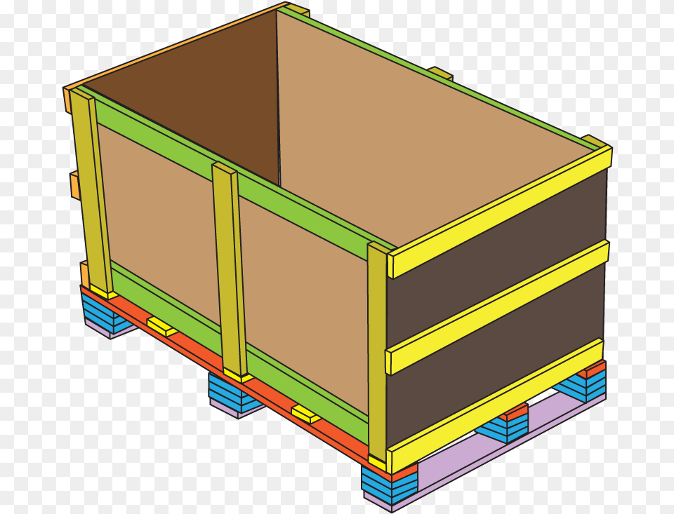 Building A Wooden Shipping Crate, Plywood, Wood, Box, Bulldozer Png