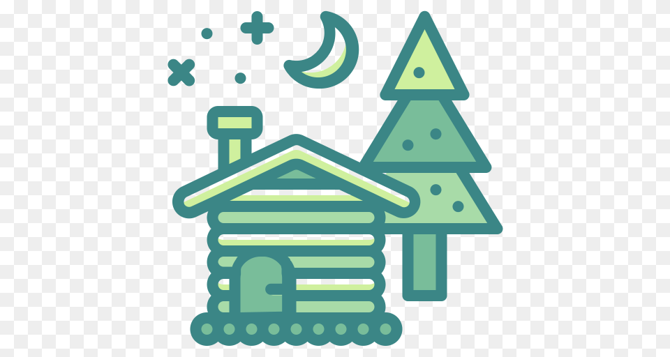 Building Cabin Christmas Estate Home House Property Icon, Outdoors, Nature, Architecture, Housing Free Transparent Png
