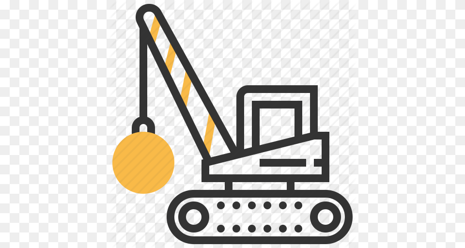 Building Car Construction Crane Demolition Icon, Gate, Machine Free Png