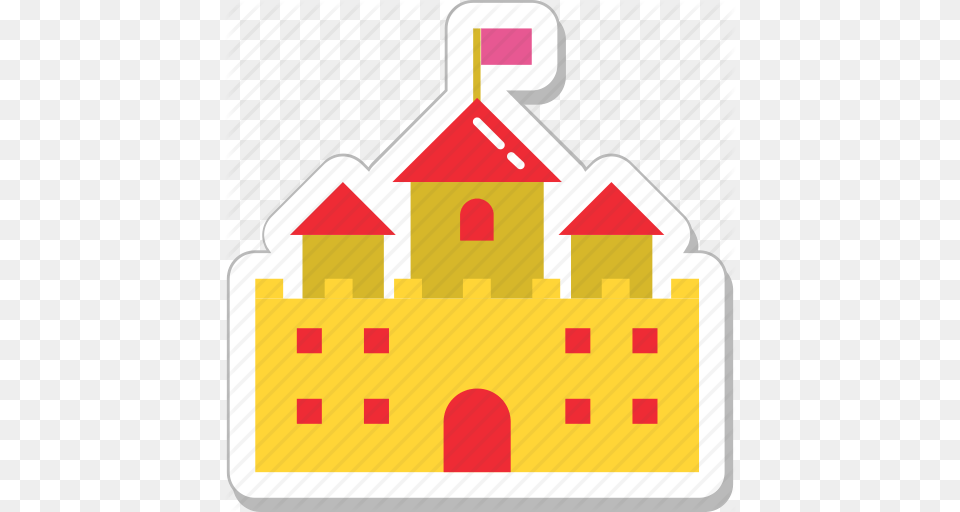 Building Castle Fort Medieval Sand Castle Icon, Food, Sweets Free Png