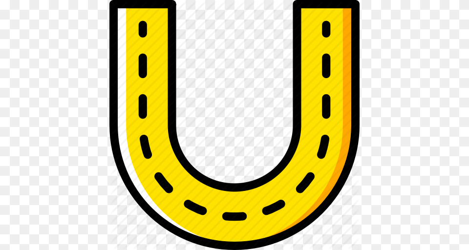 Building City Cityscape Curved Road Icon, Horseshoe Png