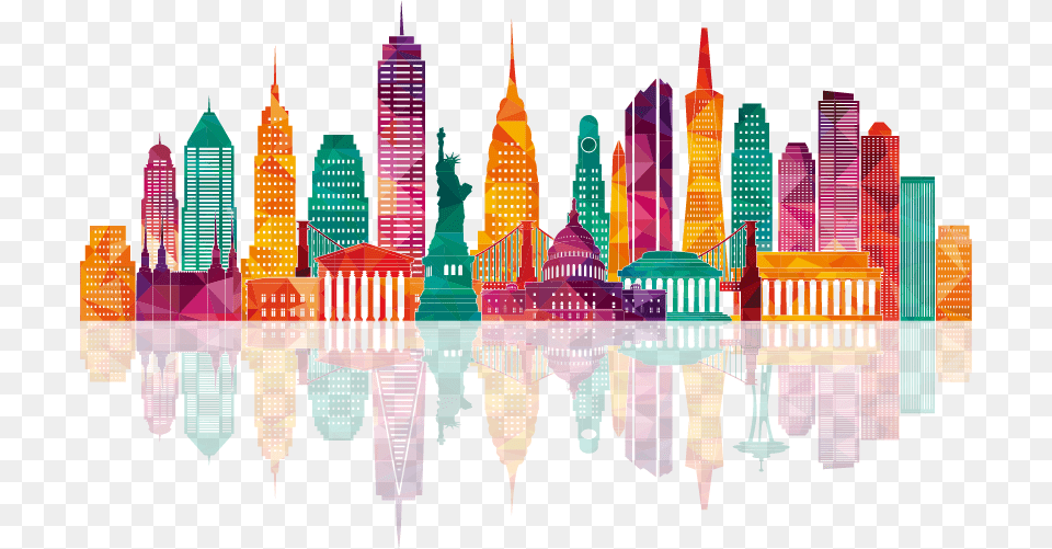 Building City Great England Colorful Hotel Plains Clipart Usa Vector, Art, Graphics Free Png Download