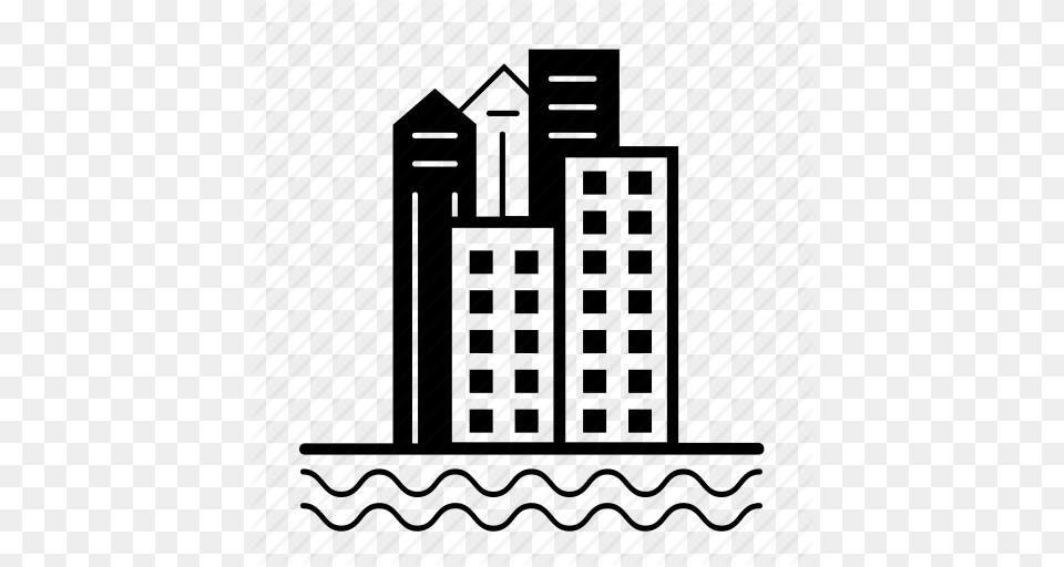 Building City Lake Modern River Urban Water Icon Free Png Download