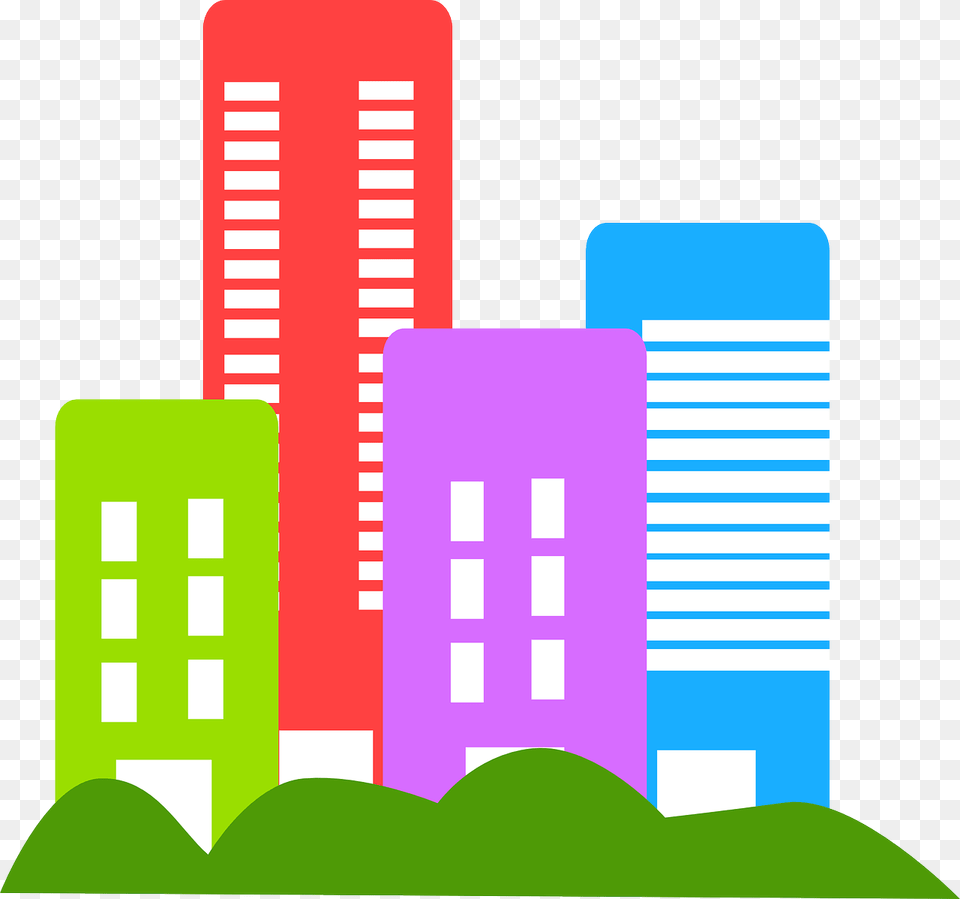 Building Clipart, City, Urban Png