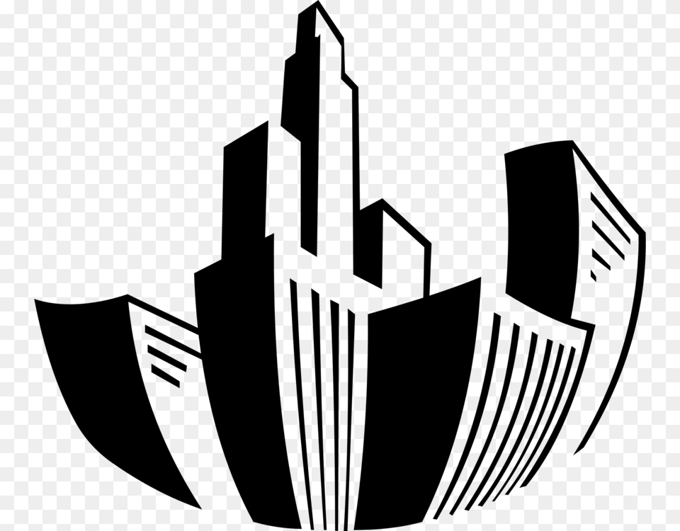 Building Computer Icons Black And White Architecture Download, Gray Free Png