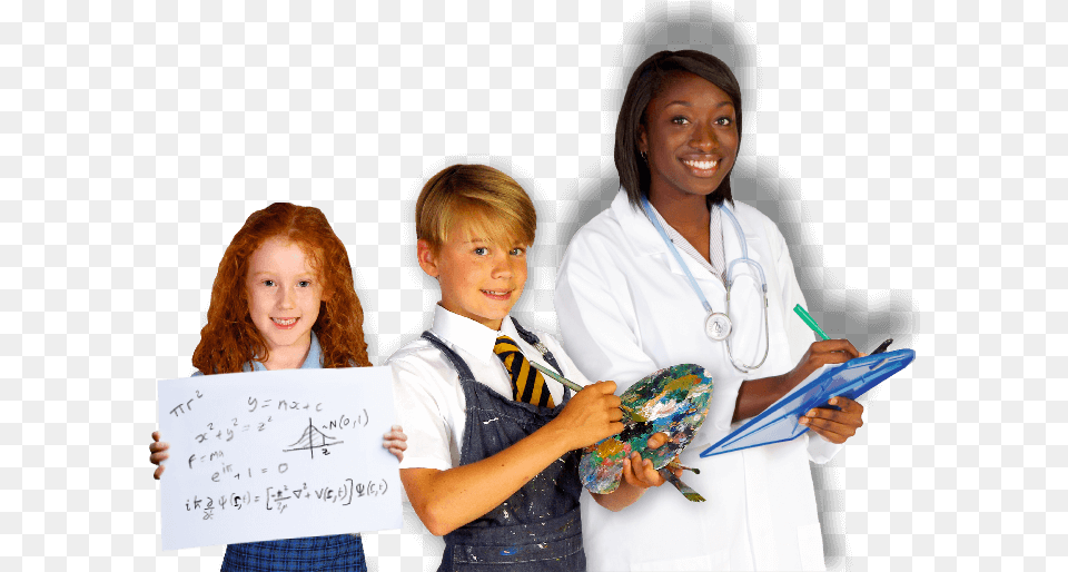 Building Confidence For Life Bishops Stortford College School, Lab Coat, Clothing, Coat, Woman Free Transparent Png