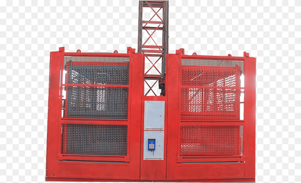 Building Construction Elevator 60hz 400v Tower Hoist Fence Free Png Download