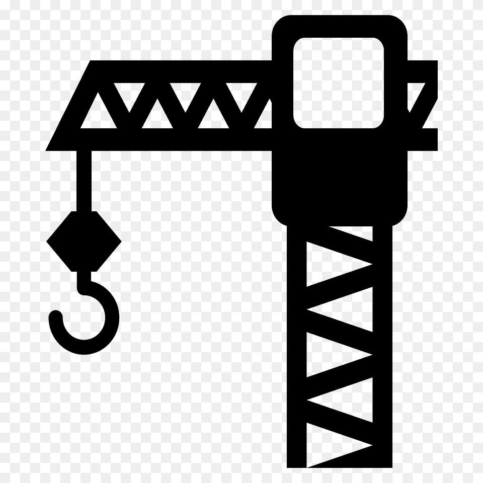 Building Construction Emoji Clipart, Construction Crane, Electronics, Hardware Png Image