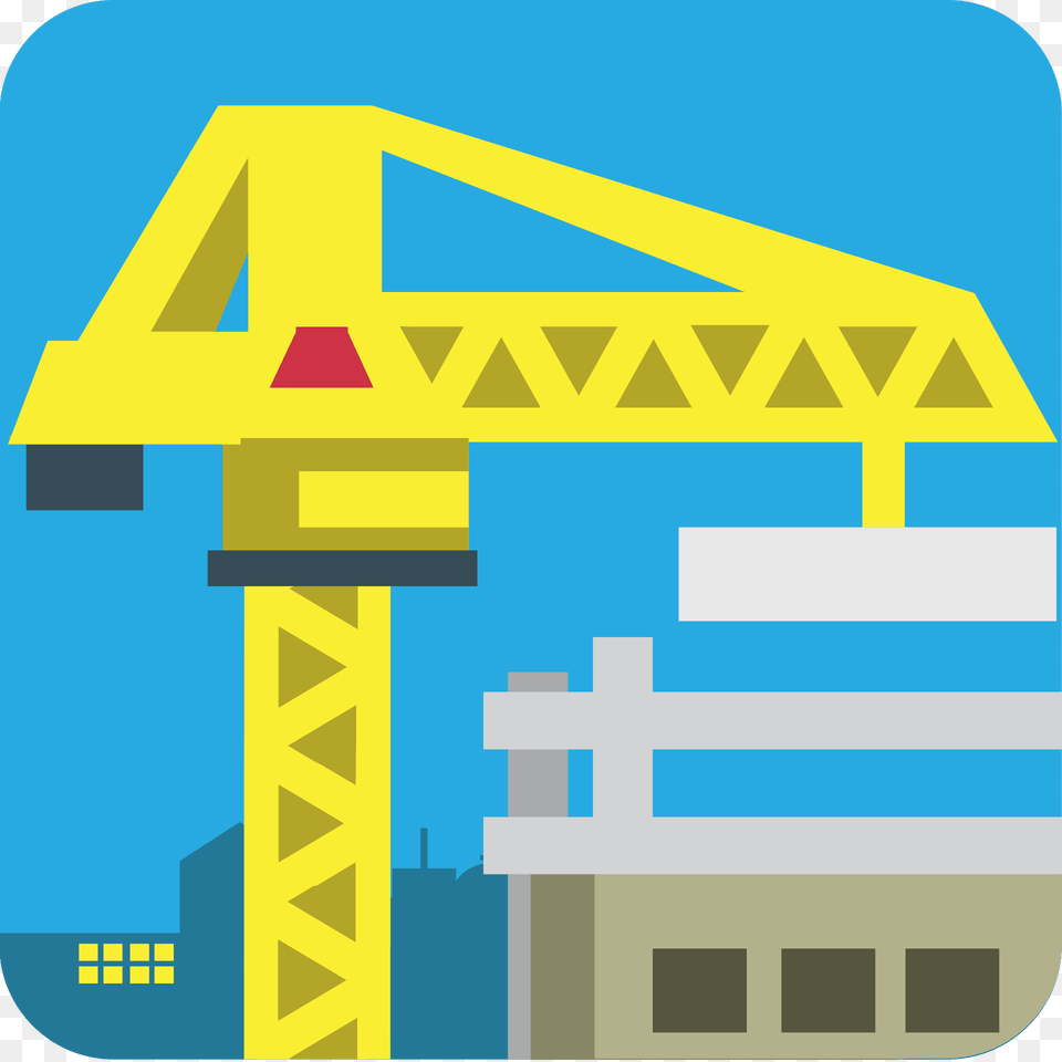 Building Construction Emoji Clipart, Construction Crane, First Aid Free Transparent Png