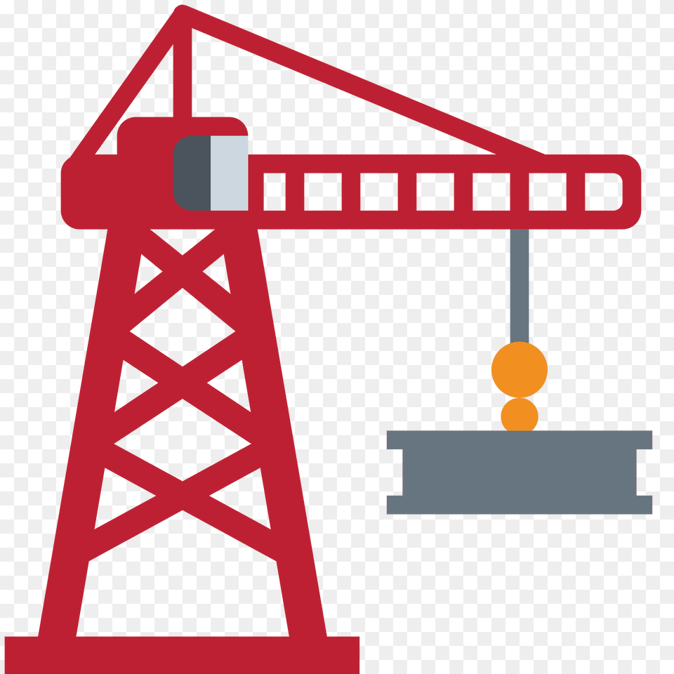 Building Construction Emoji Clipart, Construction Crane, Dynamite, Weapon Free Transparent Png