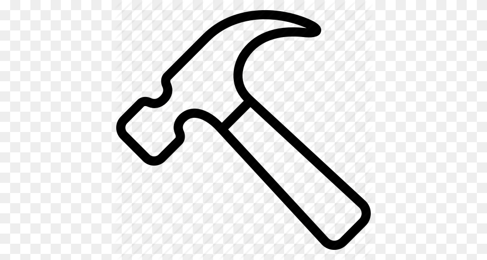 Building Construction Hammer Repair Tools Working Icon, Device, Tool Png Image
