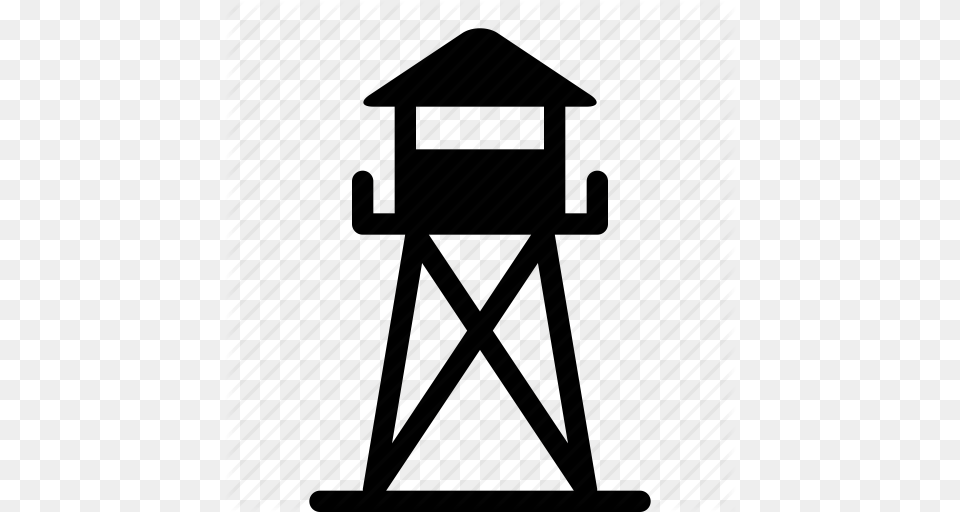 Building Construction Sentry Box Watchtower Icon, Architecture, Tower Free Png