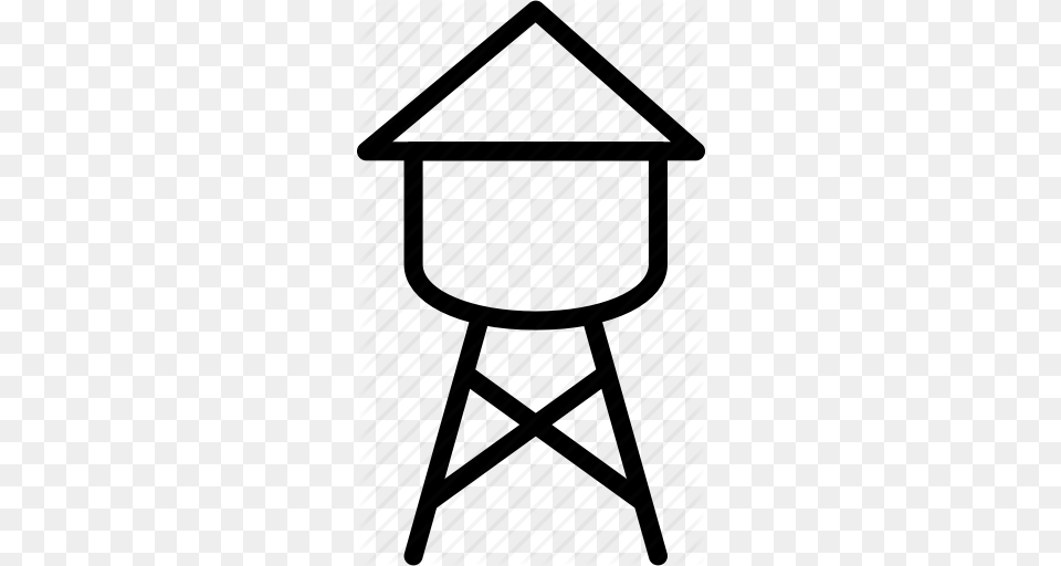 Building Construction Tower Water Icon Png Image