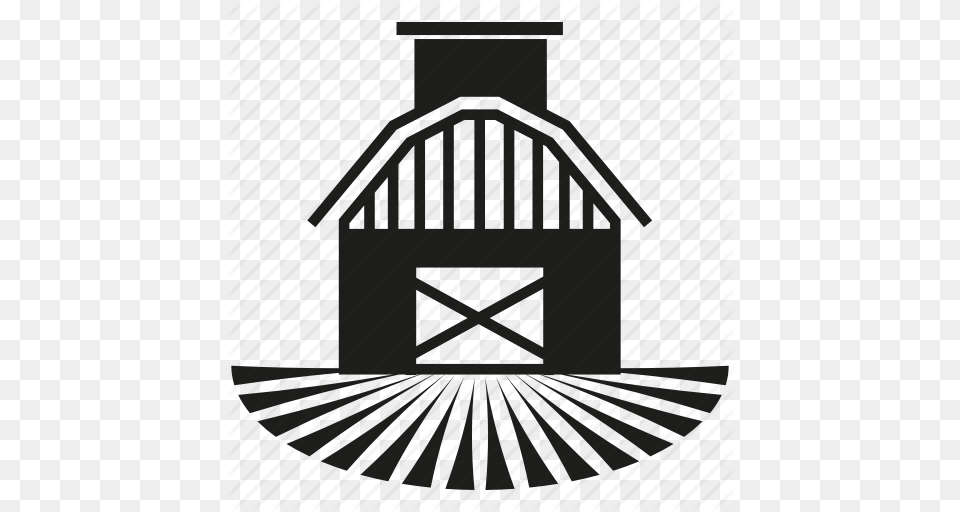 Building Country Farm Farmhouse Icon, Nature, Outdoors, Gate, Countryside Png
