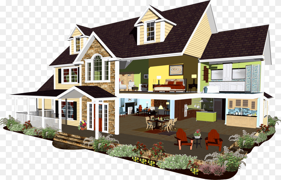 Building Design House Design, Architecture, Neighborhood, Housing, Cottage Png