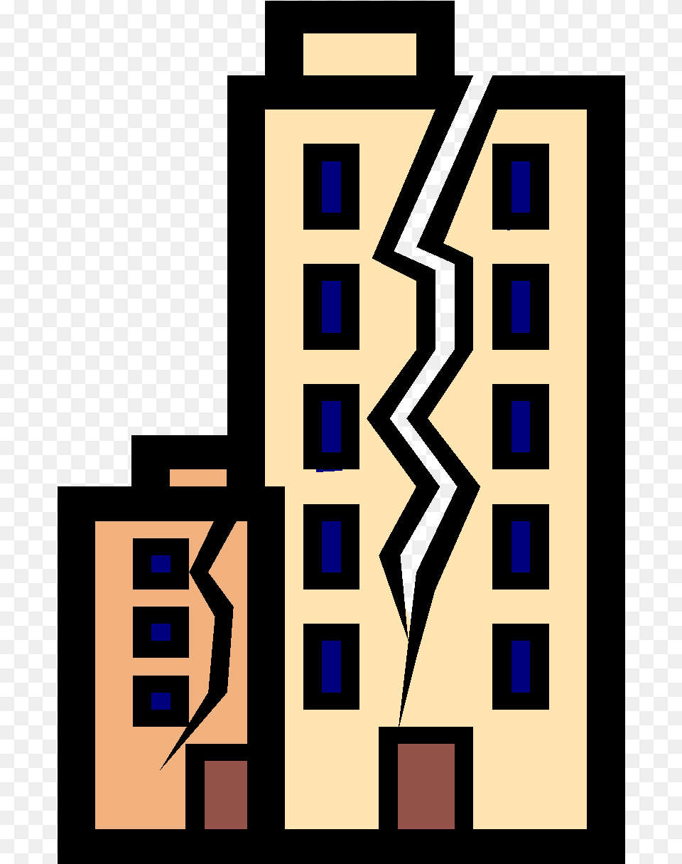 Building Earthquake On Dumielauxepices Net Building Earthquake Clipart, City, Urban Free Transparent Png