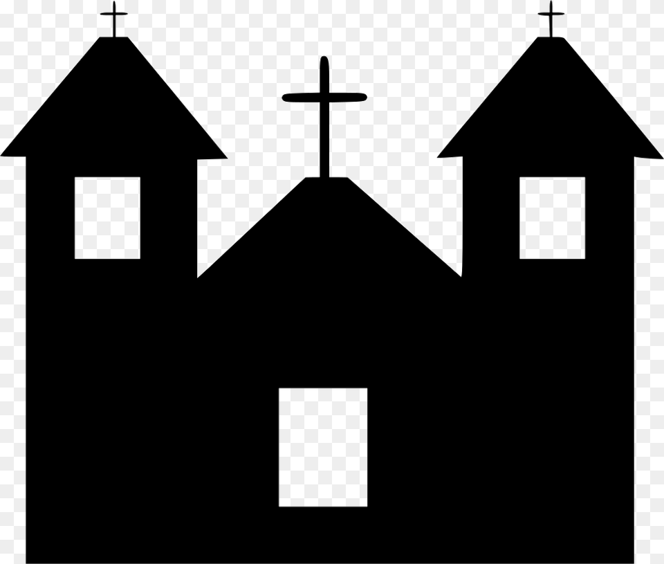 Building Haunted Home House Mansion Scary Spooky Spooky, Cross, Symbol, Architecture, Cathedral Free Transparent Png