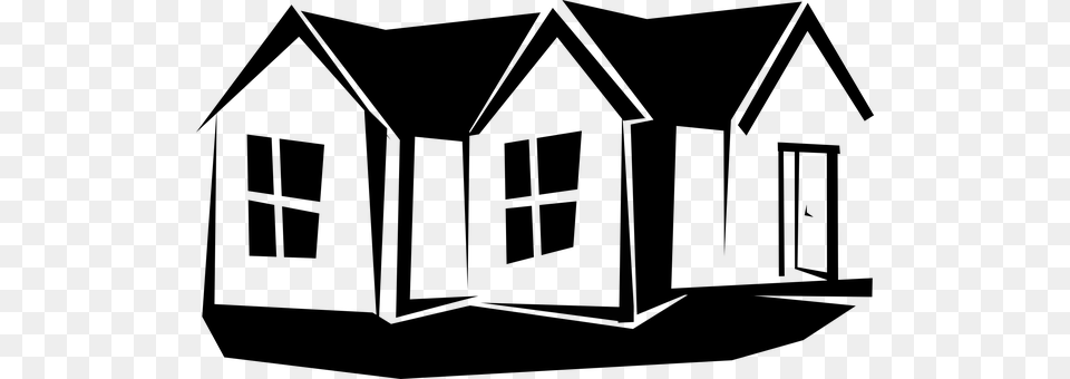Building Homes Gray Png