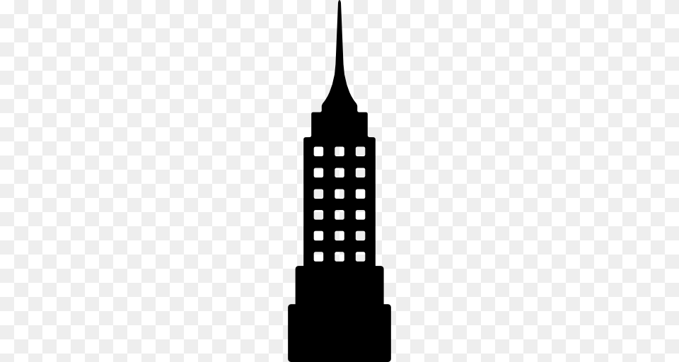 Building Of New York City, Architecture, Spire, Tower, Silhouette Png