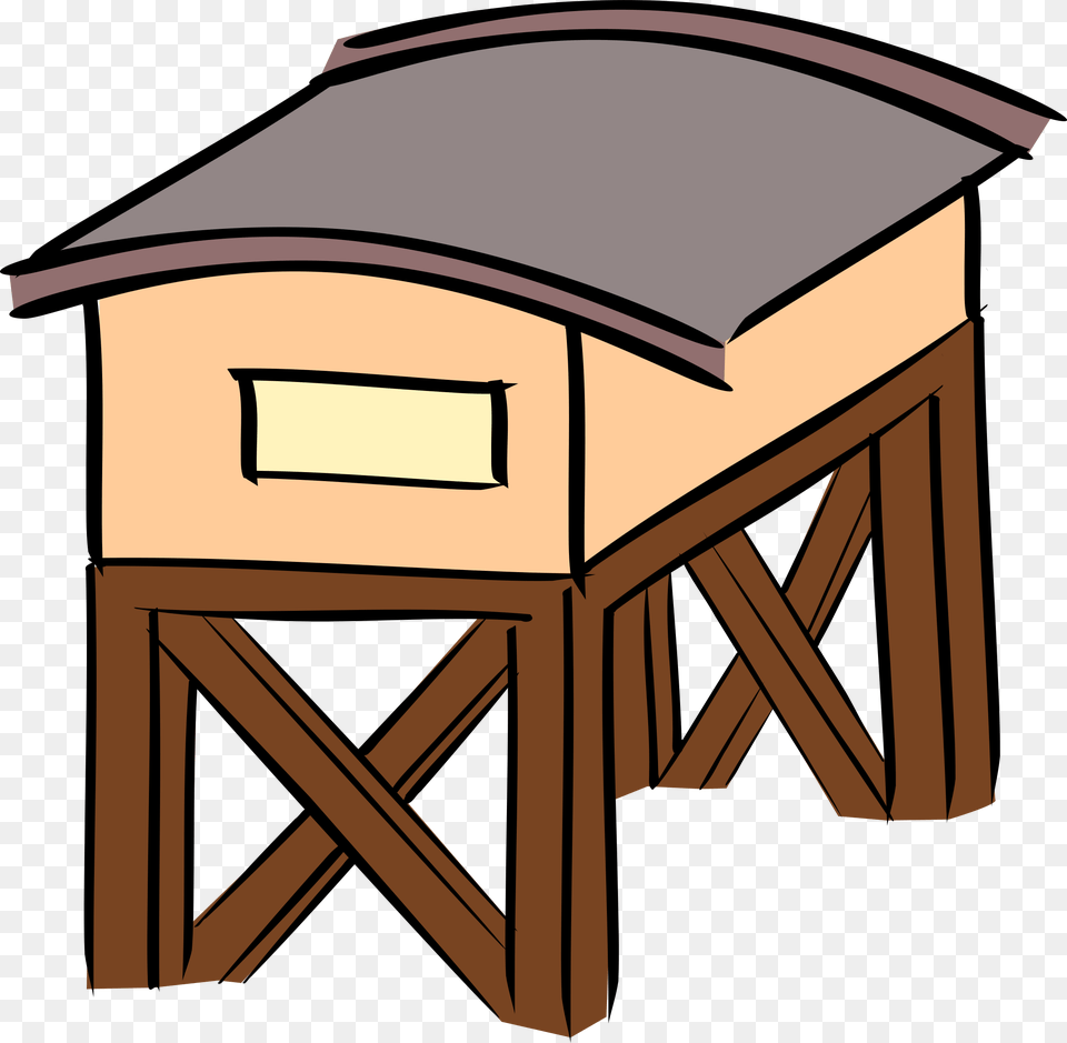 Building On Poles Clip Arts Clip Art, Dog House, Mailbox Free Png