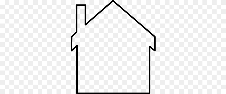 Building Outline Clipart, Gray Png