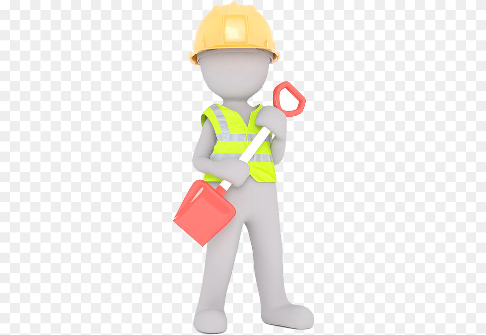 Building Pixabay Workers Work Bitcoin Illustration Worker Man Render, Clothing, Hardhat, Helmet, Person Free Transparent Png