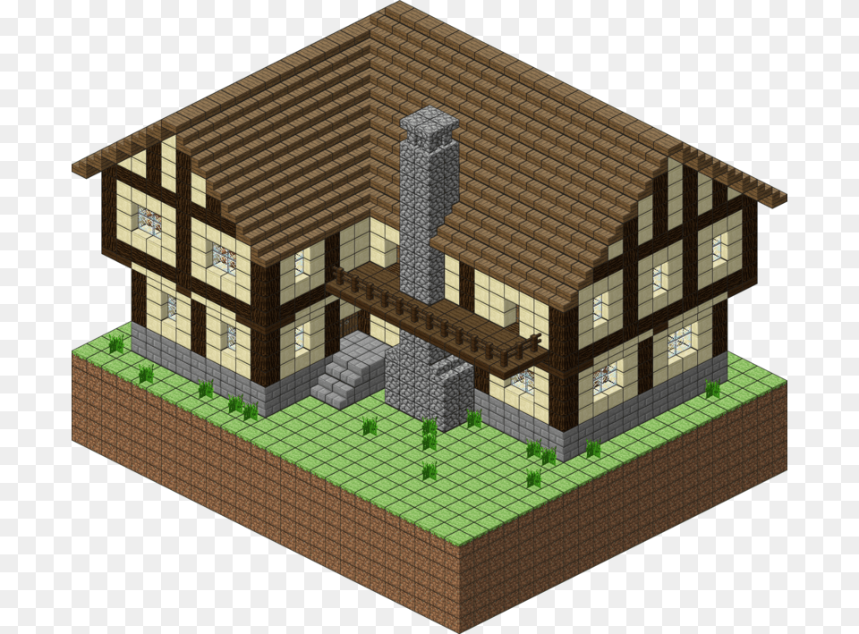Building Shed House Xbox Minecraft High Quality Big Village House Minecraft, Architecture, Cad Diagram, Diagram Png Image