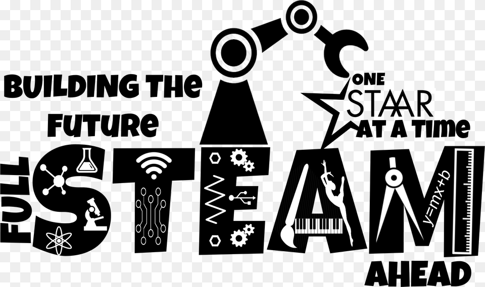 Building The Future One Staar At A Time Clip Arts Full Steam Ahead Svg Png Image