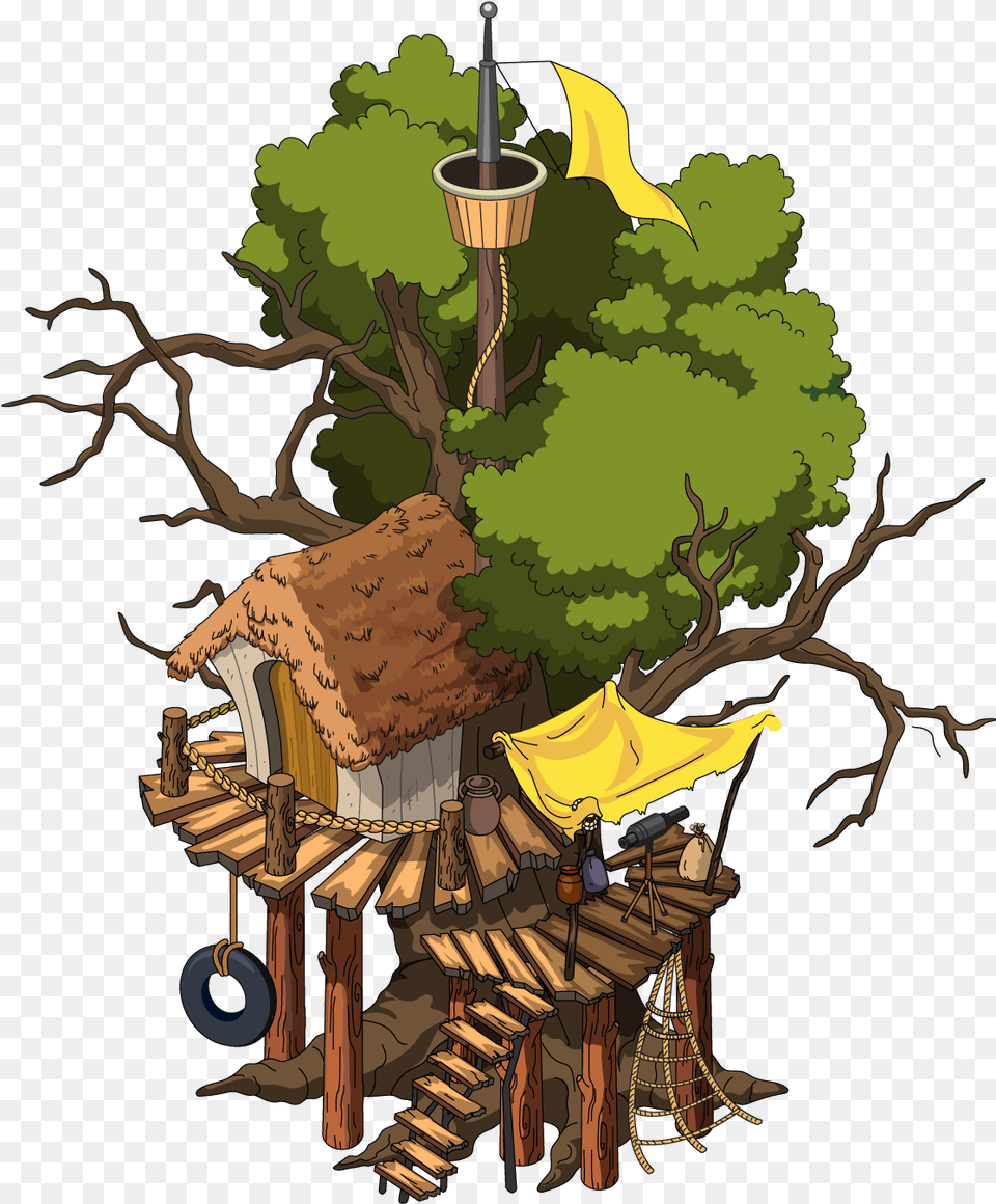 Building Thelostboystreehouse Lost Boys Tree House, Architecture, Rural, Outdoors, Countryside Free Png