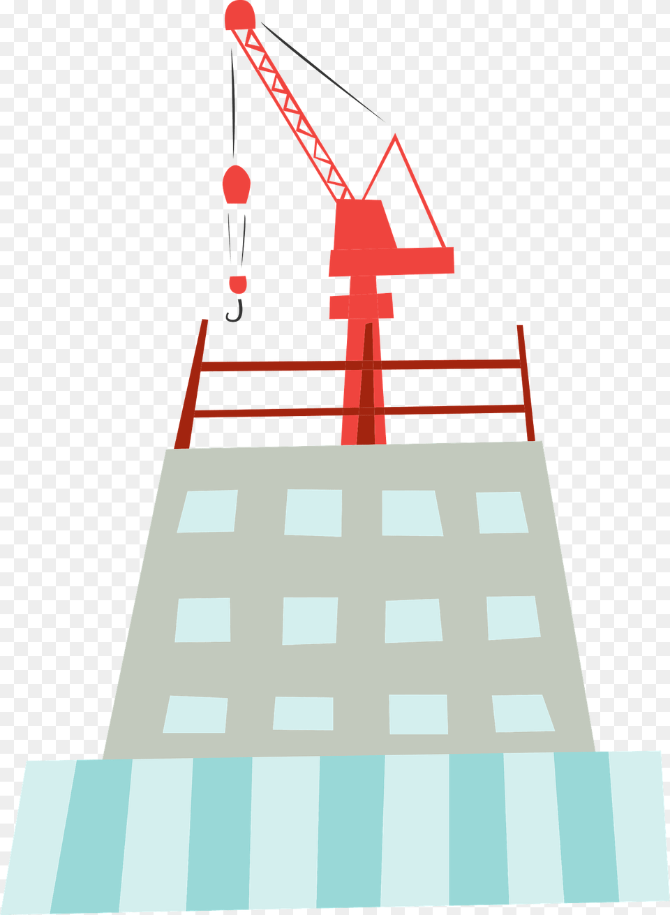 Building Under Construction Clipart, Construction Crane, City Free Transparent Png