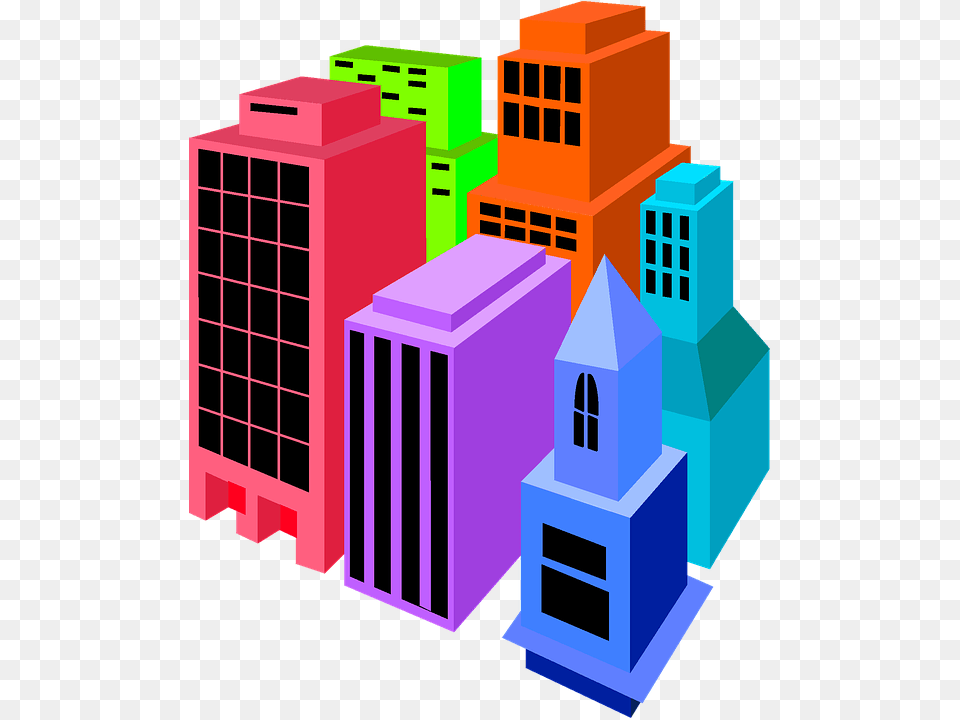 Buildings City, Neighborhood, Plastic, Cad Diagram Free Png Download