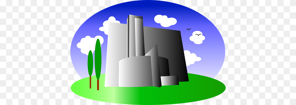 Buildings City, Disk Png Image