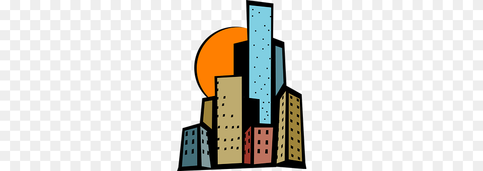 Buildings City, Urban Png Image