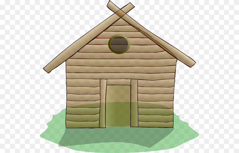 Buildings Building House Home Wooden Silhouette House Made Of Stick Clip Art, Housing, Nature, Log Cabin, Hut Free Png Download