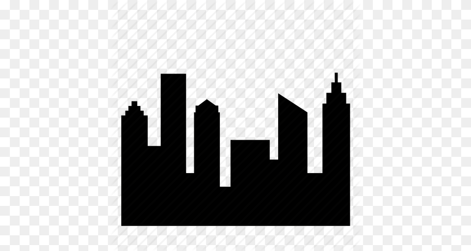 Buildings Business City Finance Financial Office Skyline Icon, Urban, Silhouette, Architecture, Building Free Png