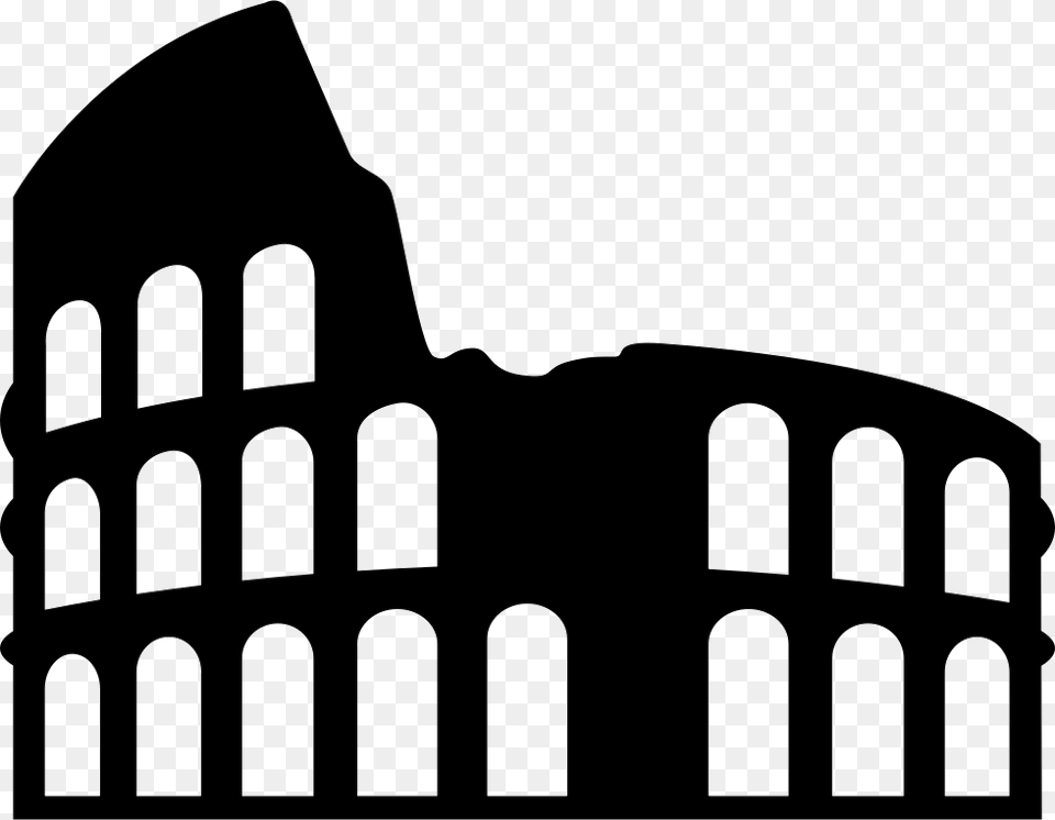 Buildings In Rome Colosseum Icon, Arch, Architecture, Amphitheatre, Arena Png Image