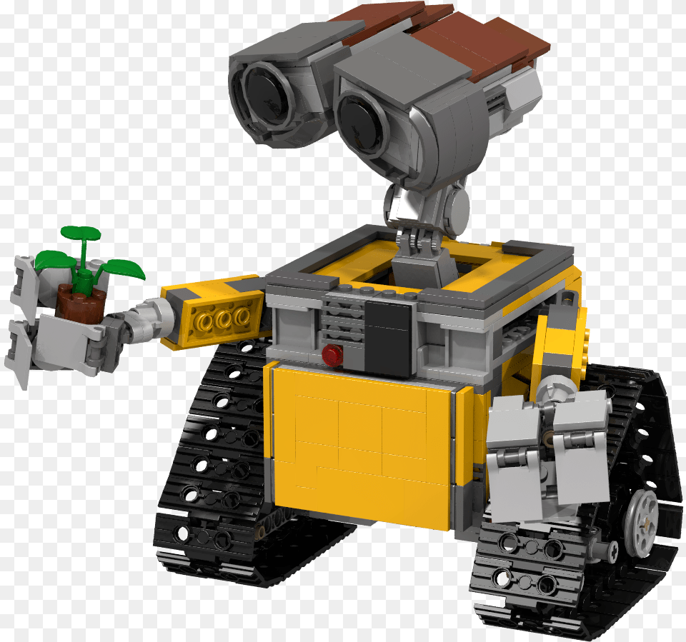 Built And Rendered Walle In Lego Digital Designer Lego Digital Designer, Robot, Toy Png