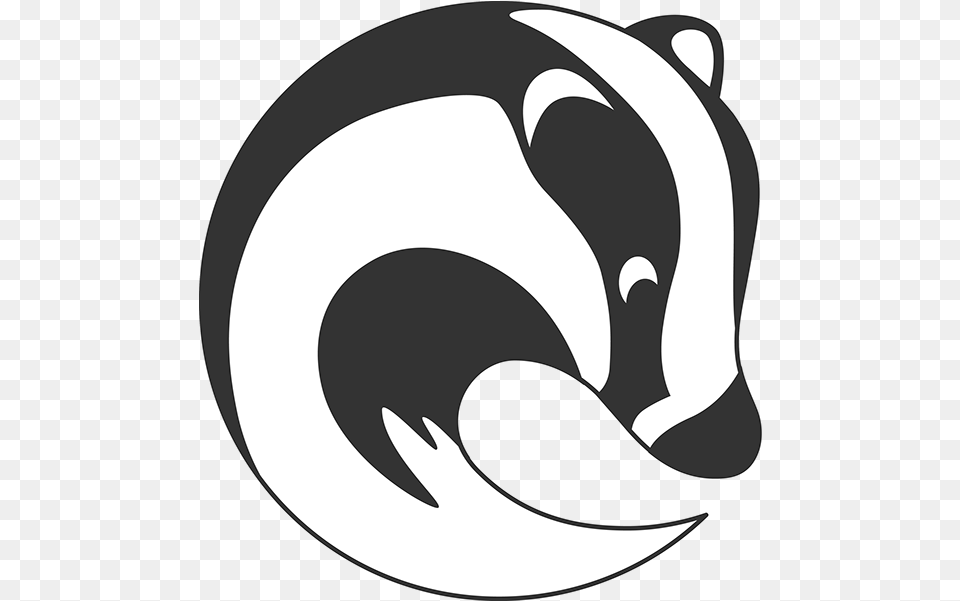 Built By Badger Alternative Logo Clip Art, Animal, Wildlife, Mammal Png Image