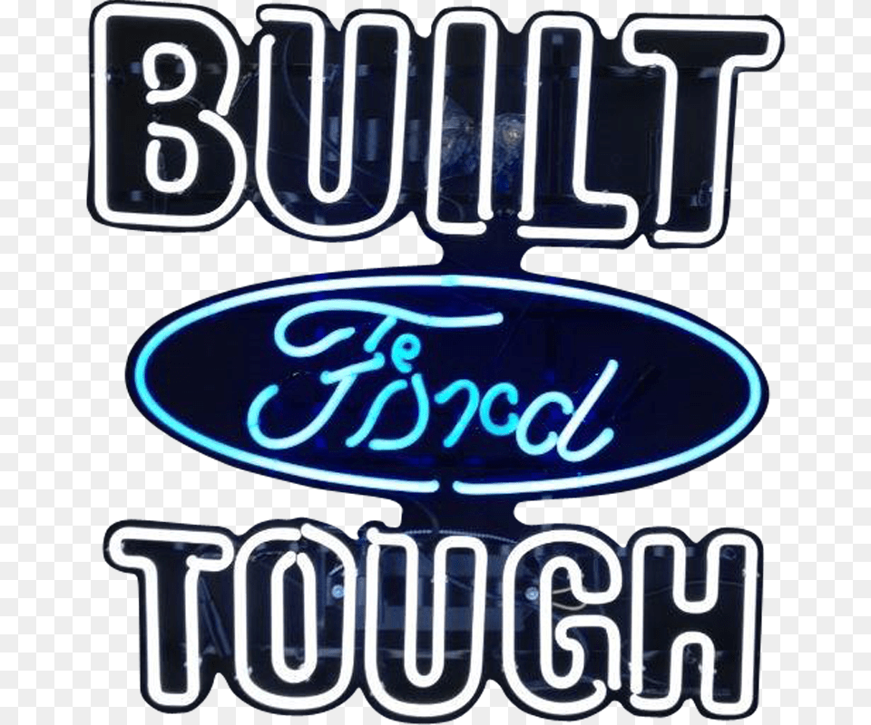 Built Ford Tough Logo Raj Nair And Wife, Light, Neon, Text, Can Png