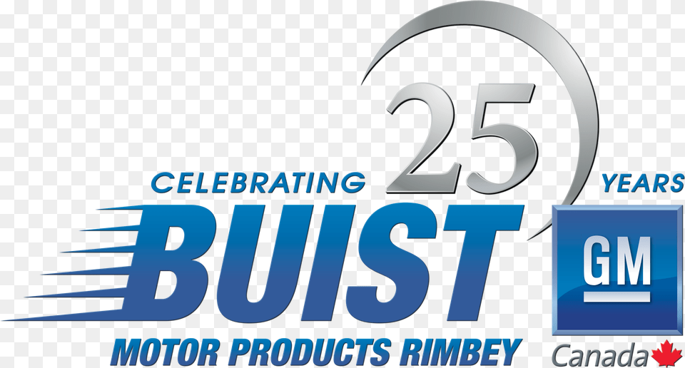 Buist 25th Anniversary Logo General Motors Canada, Number, Symbol, Text Free Png