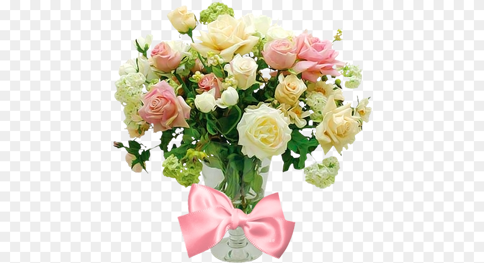 Buket Cvetov Vaza S Cvetami Buket Roz Vaza S Bantom Flower Bouquet, Flower Arrangement, Flower Bouquet, Plant, Rose Free Png Download