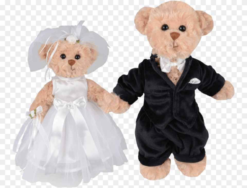 Bukowski Wedding Bears, Doll, Toy, Teddy Bear Png