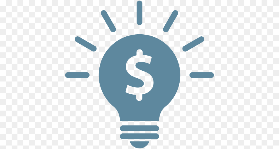 Bulb Business Idea Light Marketing Money Solution Icon, Lightbulb Png Image