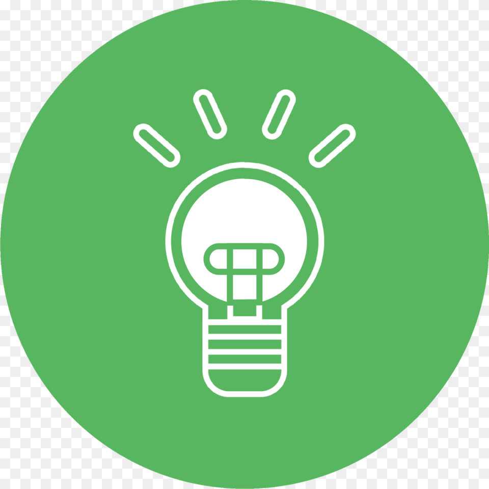 Bulb Circle, Light, Disk, Lightbulb, Green Free Transparent Png