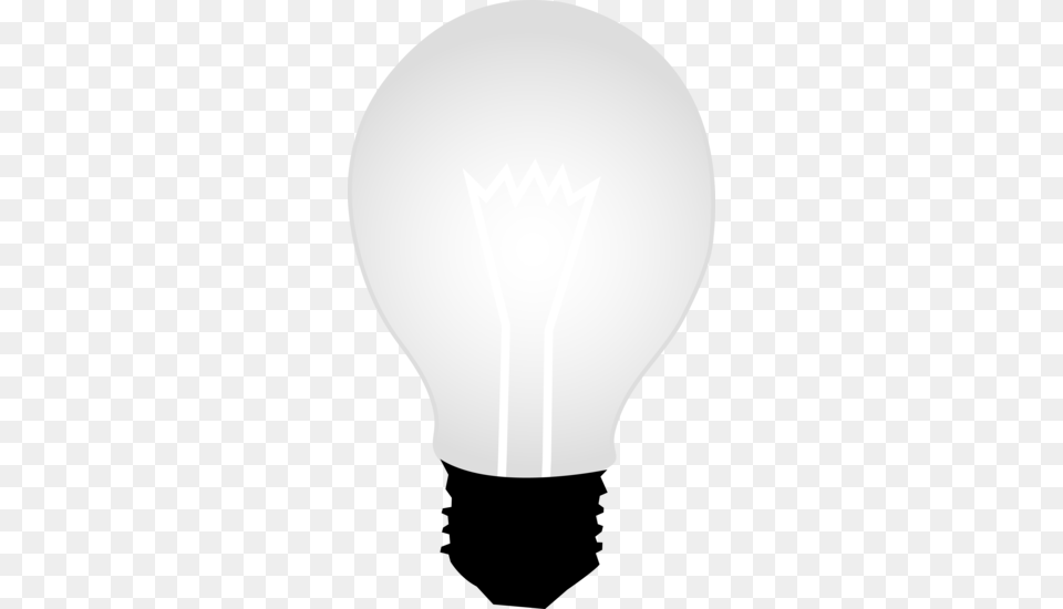 Bulb Clipart Simple White Light Bulb, Lightbulb, Person Free Png