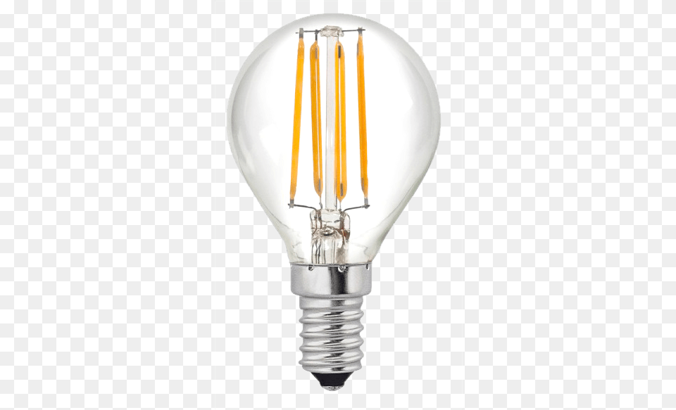 Bulb Esferica E14 Clara Incandescent Light Bulb, Lightbulb Free Transparent Png