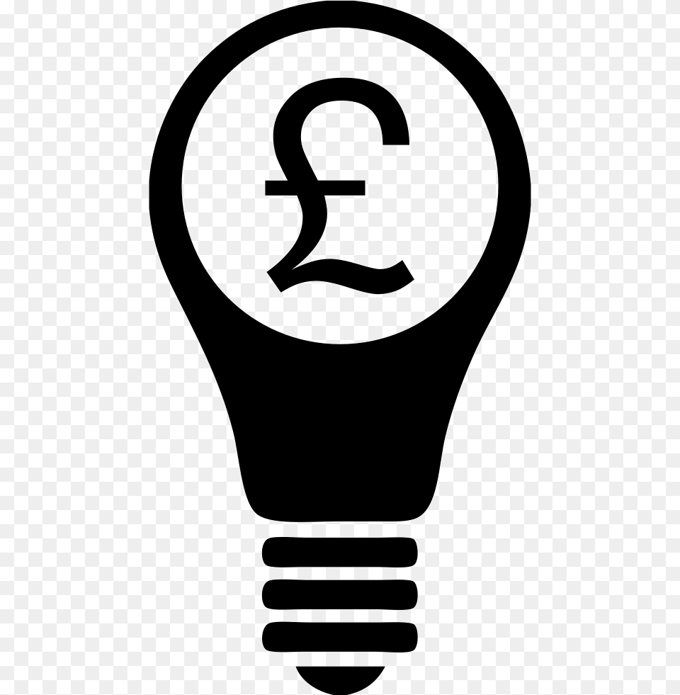 Bulb Euro Icon, Light, Stencil Free Png Download