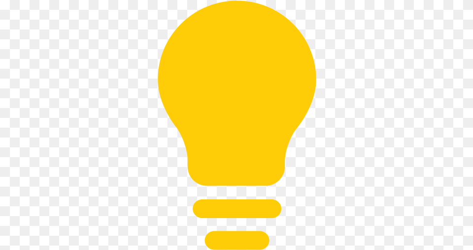 Bulb Icon Myiconfinder Light Bulb Icon Yellow, Lightbulb, Astronomy, Moon, Nature Png Image