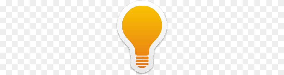 Bulb Icon Sticker, Light, Lightbulb Png