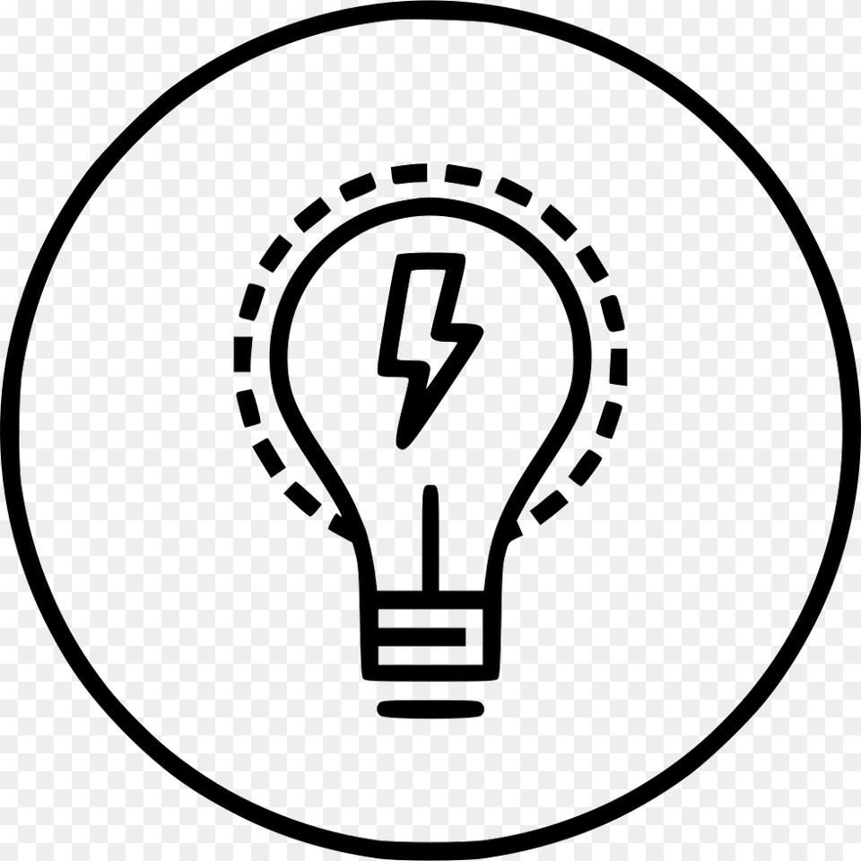Bulb Idea Imagination Light Lamp Innovation Energy Startup Icon, Lightbulb, Ammunition, Grenade, Weapon Free Transparent Png